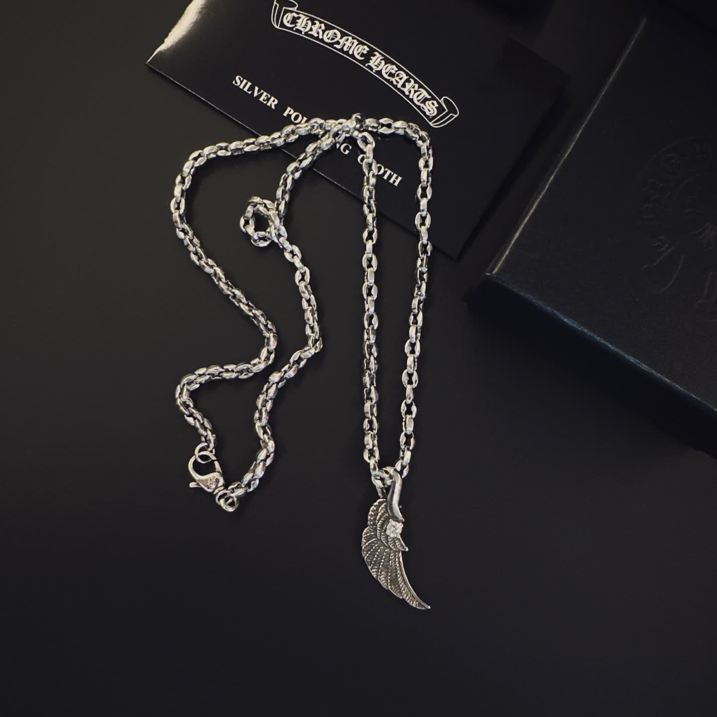Chrome Hearts Wing Pendant Necklace